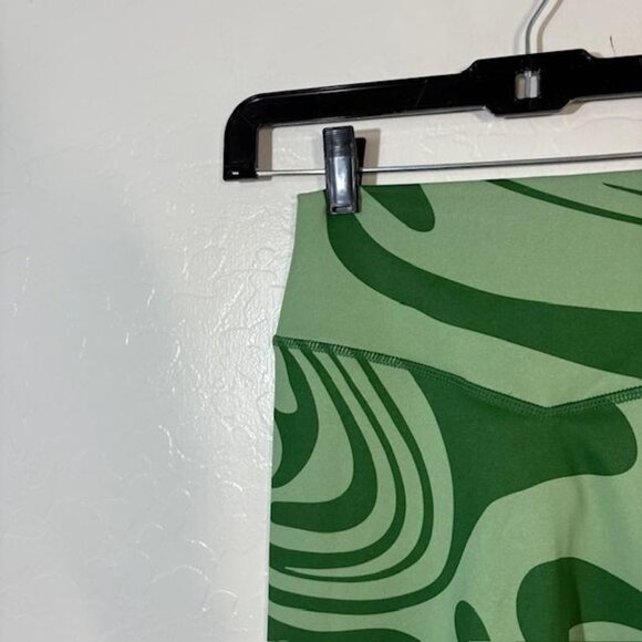 Vitality x Cosmopolitan Leggings Womens Small Green High Rise Abstract Yoga - Picture 2 of 9